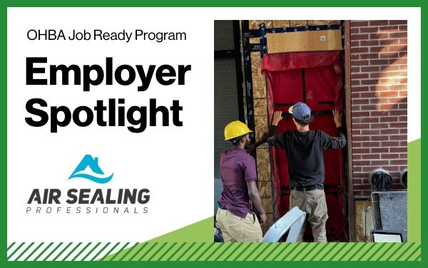 OHBA Job Ready Program Shortens Recruitment Timeline for Air Sealing Professionals from Months to One Week